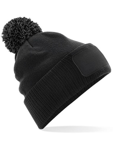 BEE-B443-Snowstar® Patch Beanie